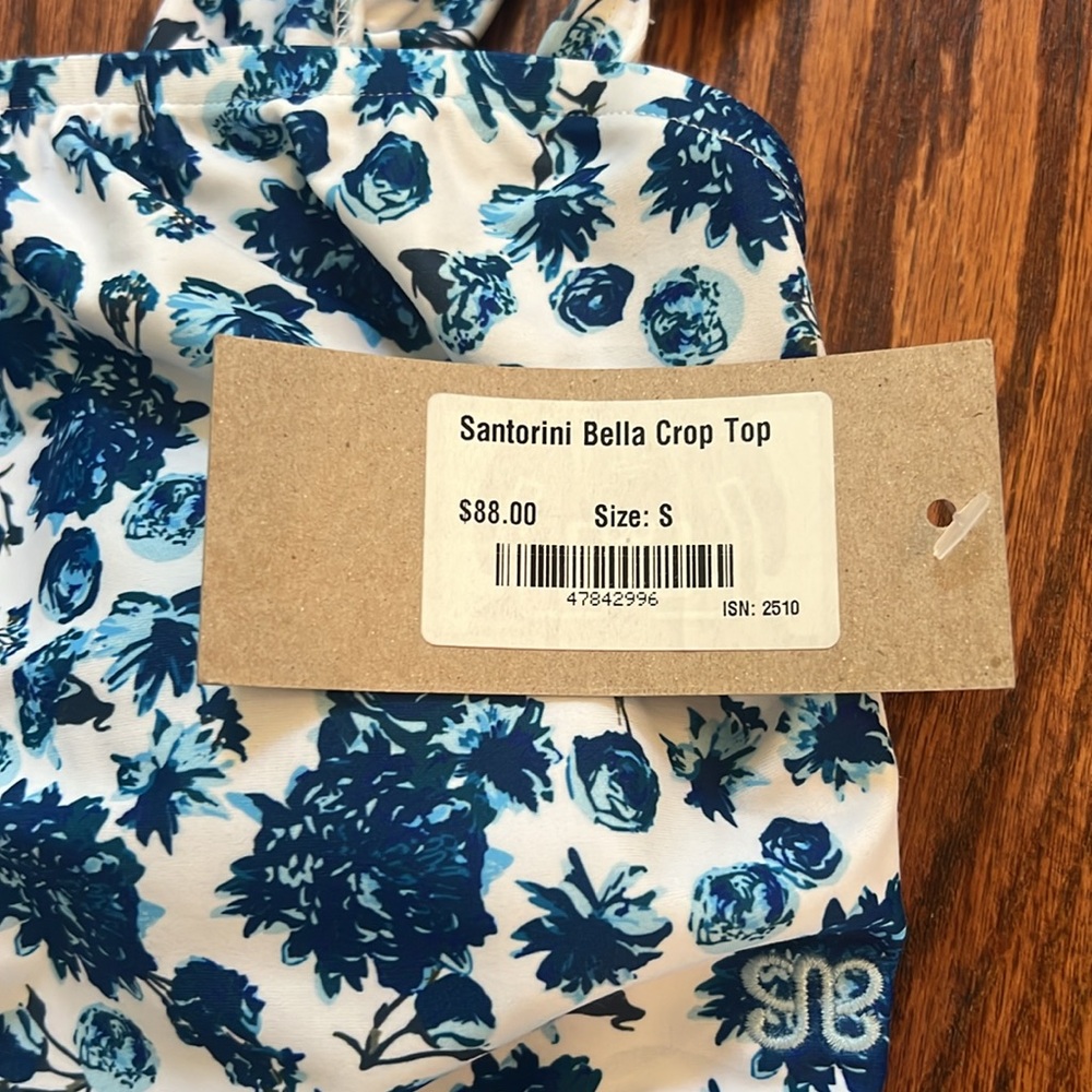 NWT Albion Fit 2 piece bikini set Santorini print. Size.Small - Picture 11 of 16